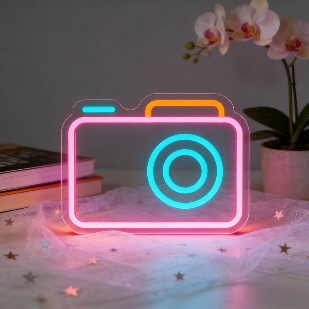 Desk Setup Studio - Enseigne néon LED en forme de