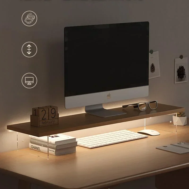L Shaped Desk Setup - Moniteur d'ordinateur de bureau à table