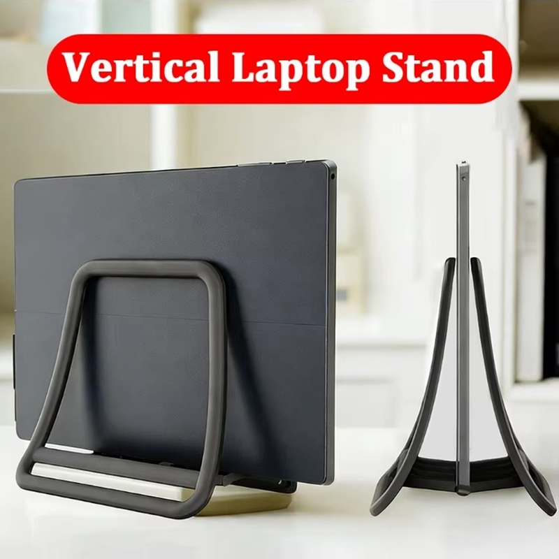 Desk Setup Macbook - Support vertical antidérapant pour ordinateur portable,