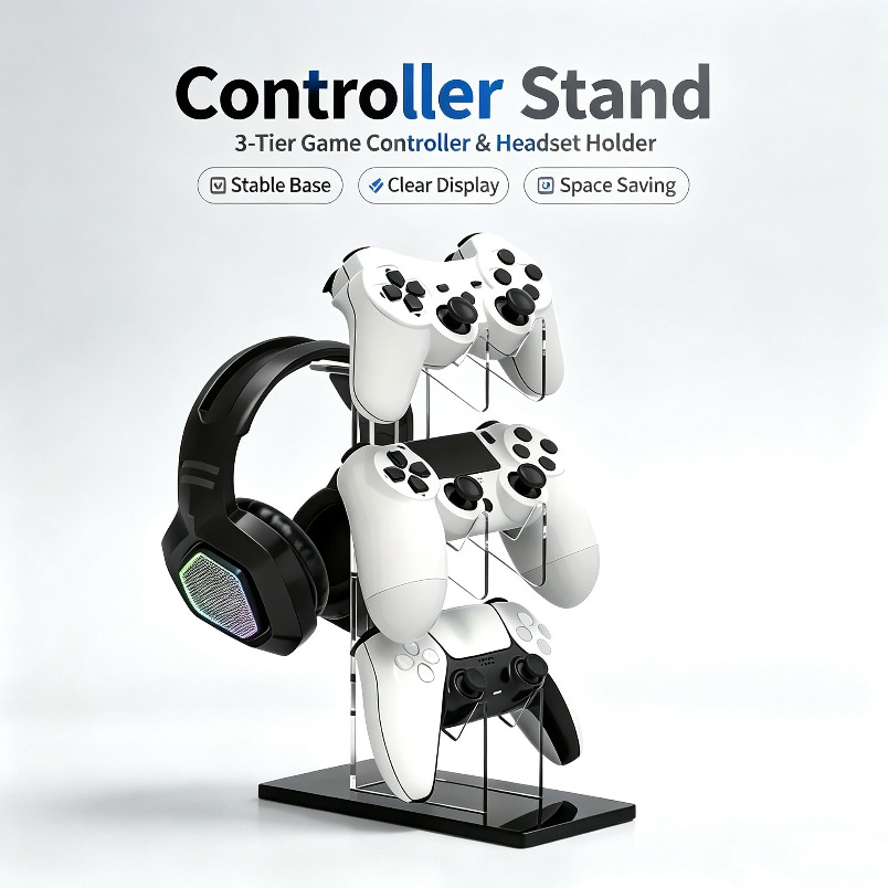 Desk Setup Ps5 - Support de manette avec support pour