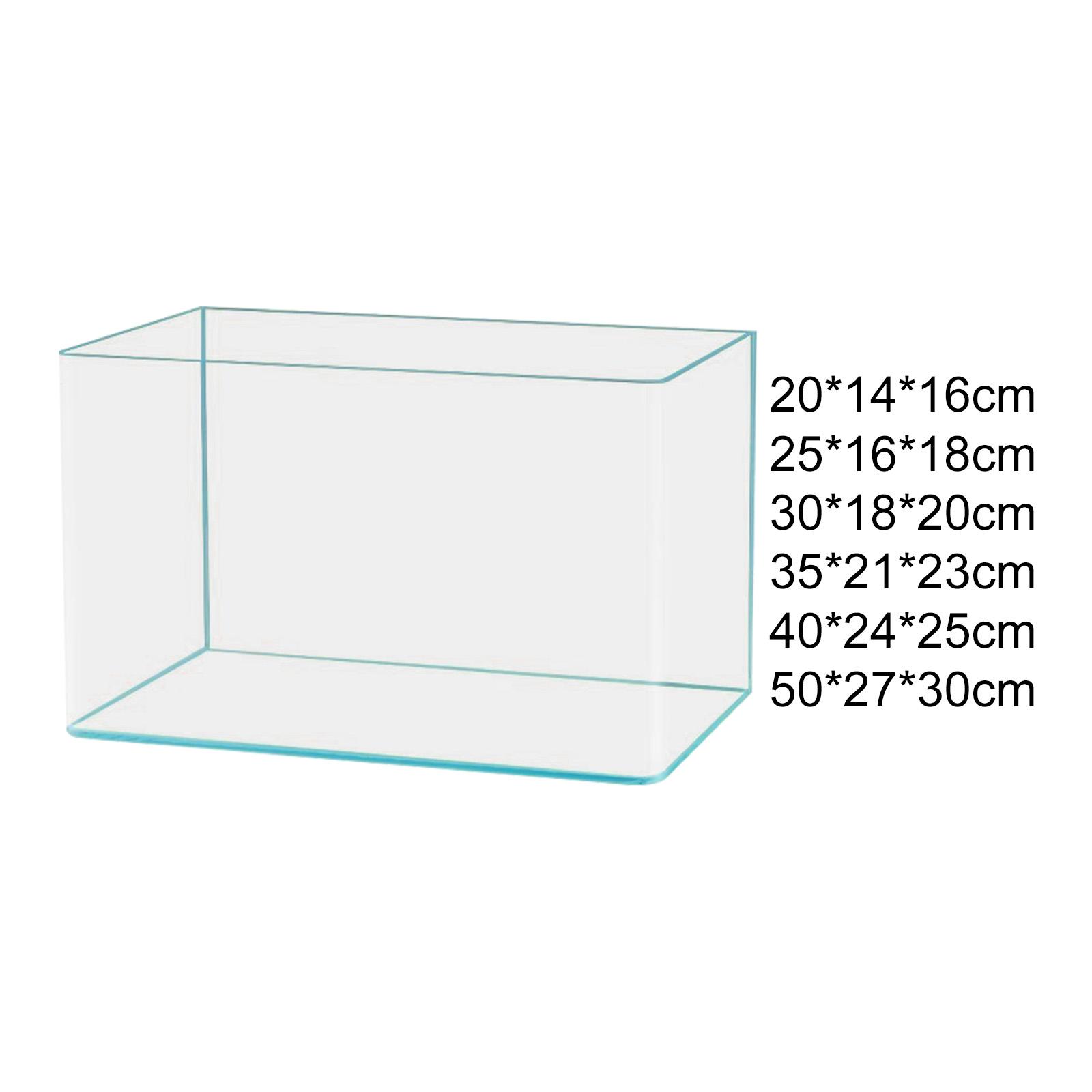 Desk Setup Clean - Décoration d'aquarium en verre transparent, facile