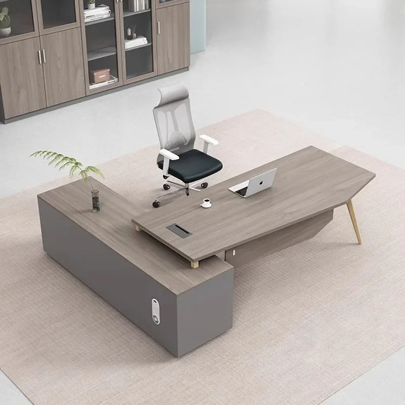 Desk Setup Corner - Bureau d'angle sur pied de luxe