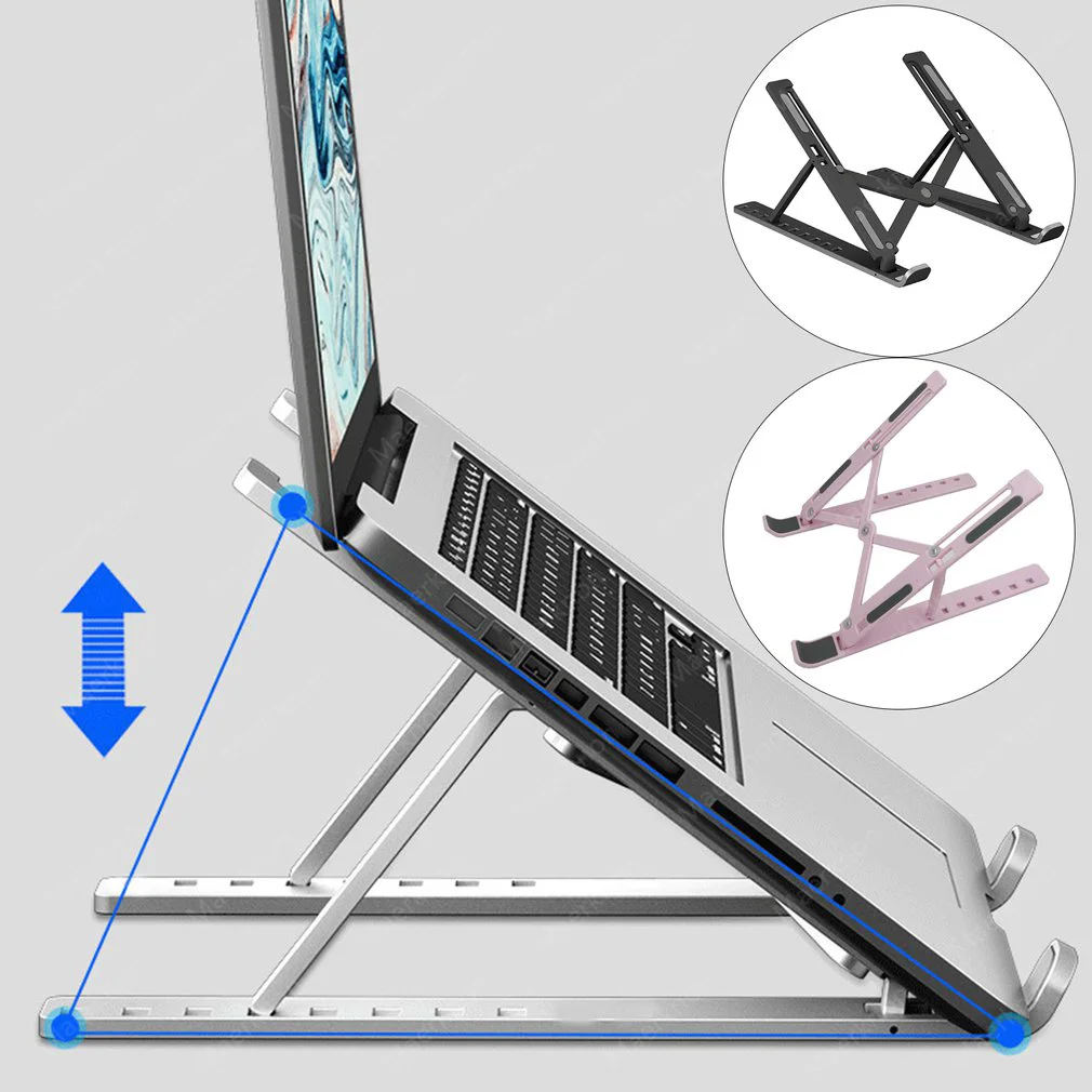 Desk Setup Macbook - Support pliable pour ordinateur portable, support