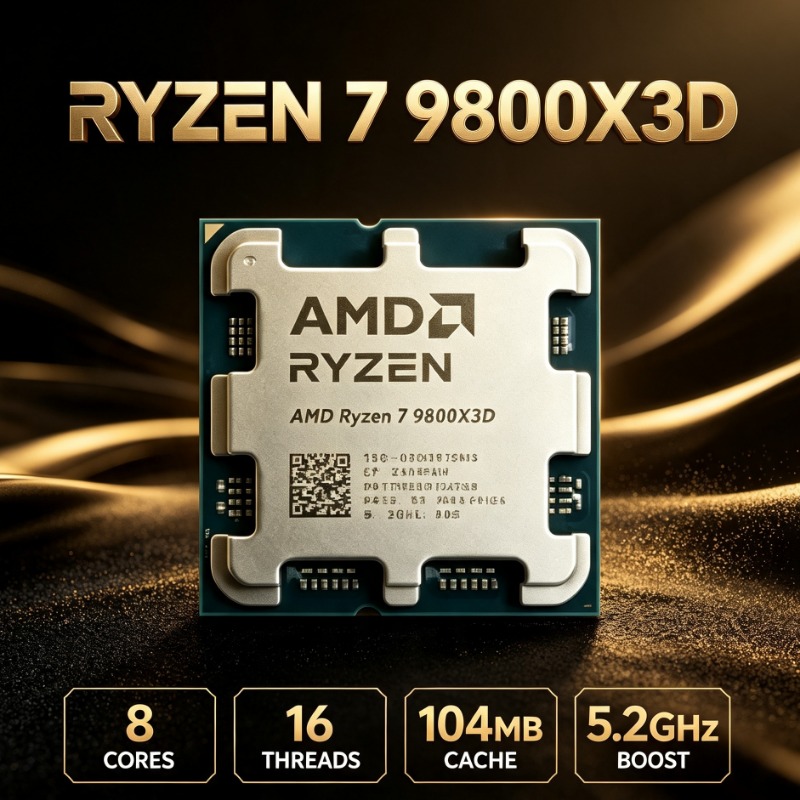 Amd Cpu Ryzen 7 - Processeur de bureau gaming AM5 AMD