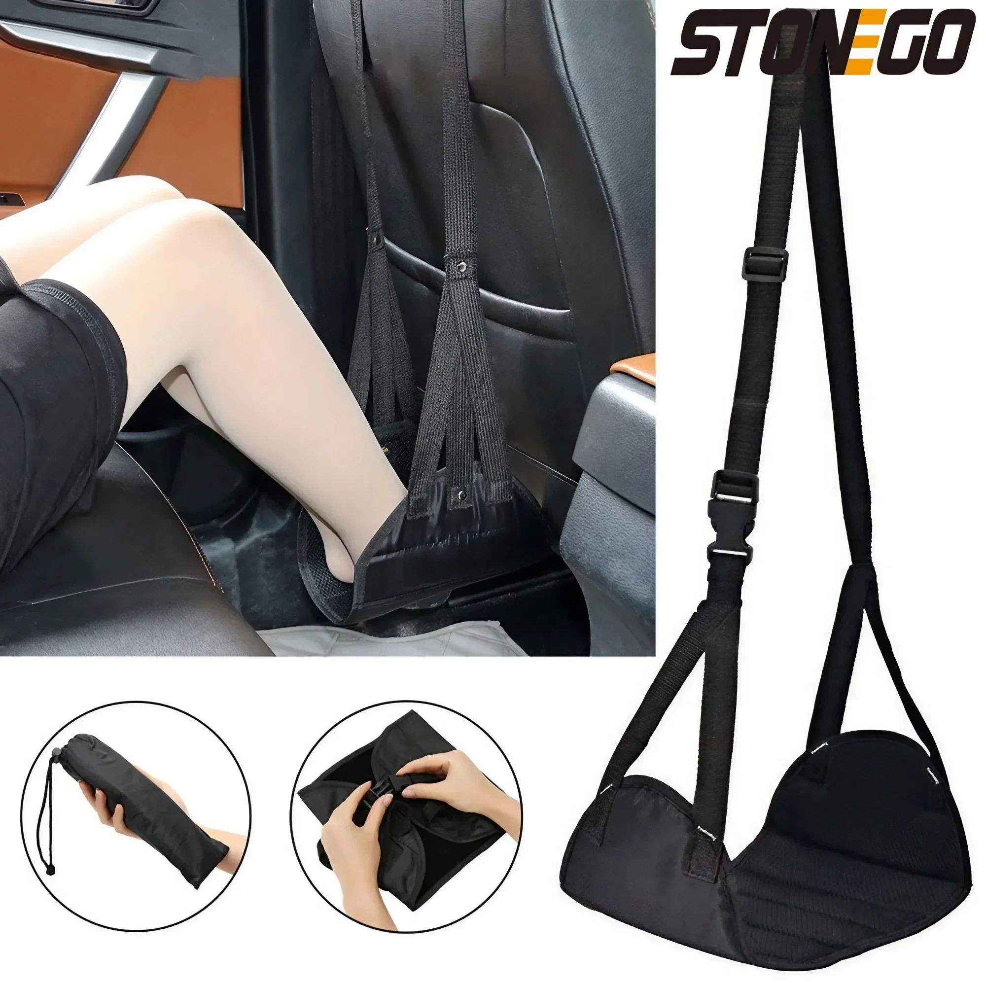 Desk Setup Ergonomic - Repose-pieds de voiture Portable, bureau, loisirs,