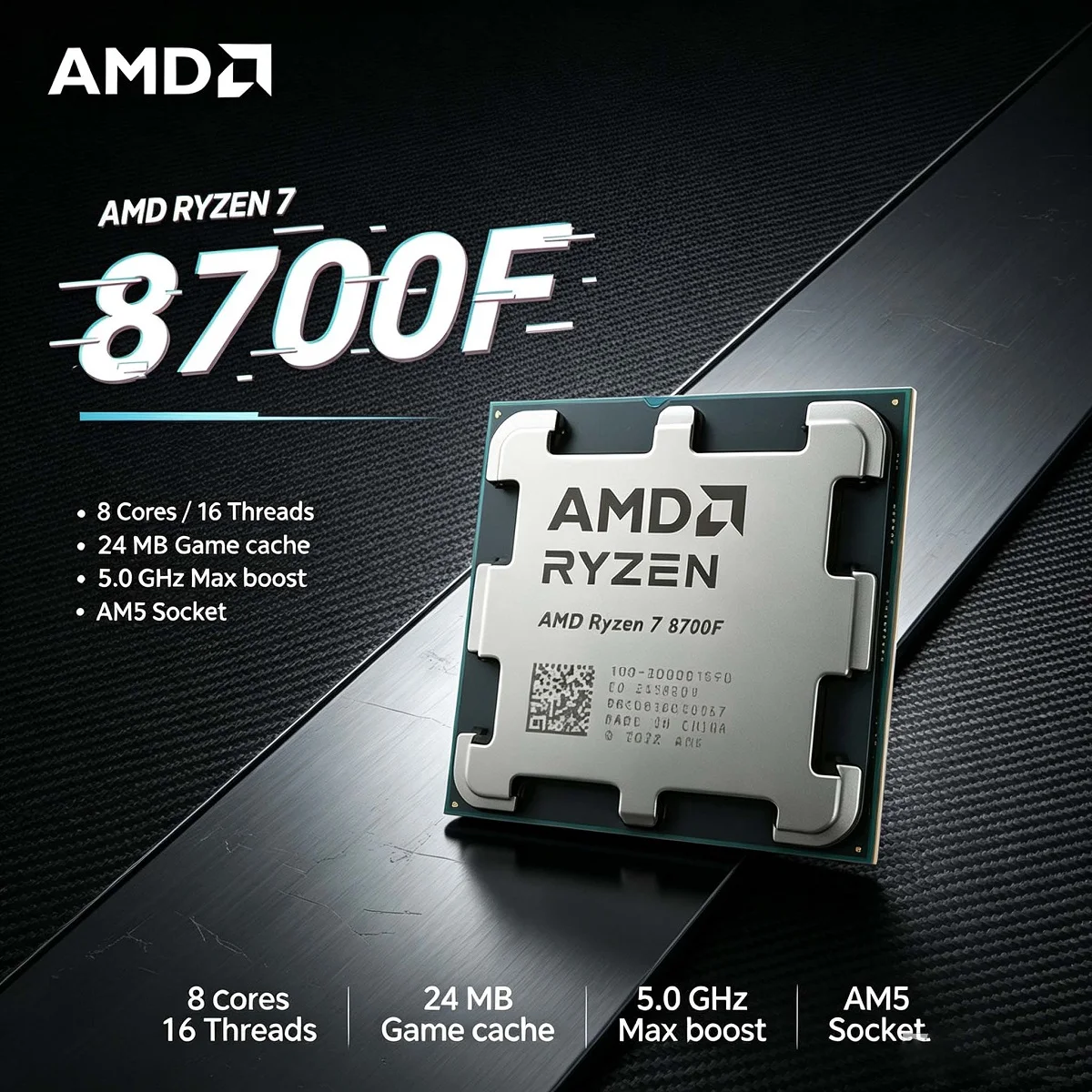 Processeur AMD R7 8700F Ryzen  - Amd Cpu Ryzen 7 avis et prix