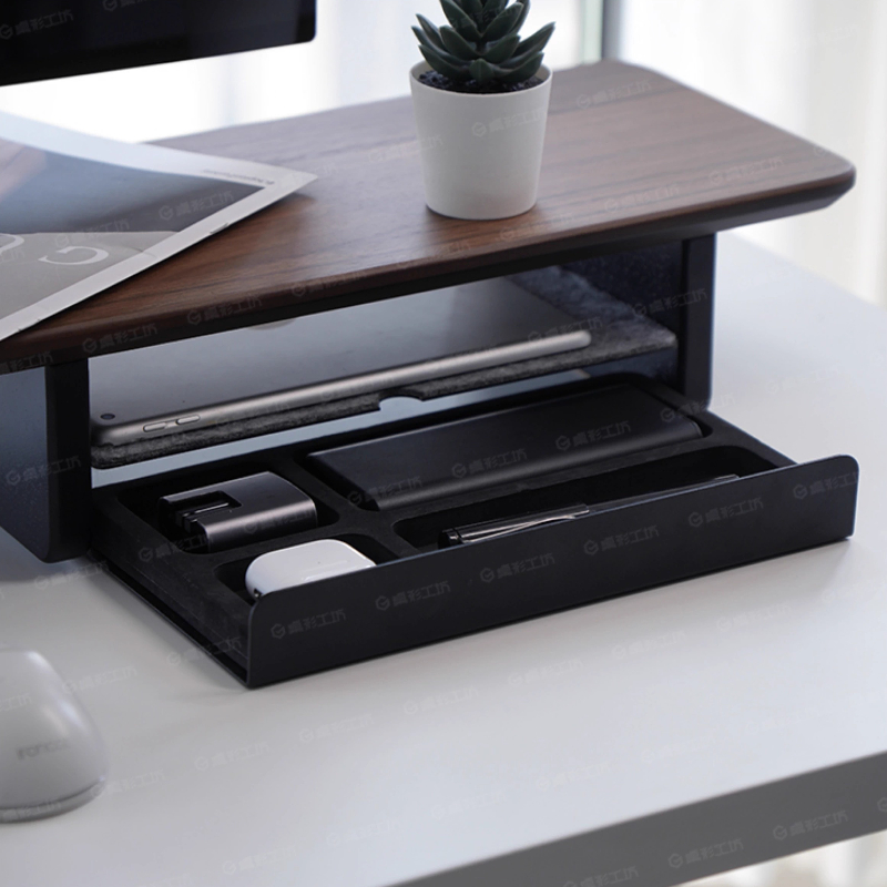 Support de moniteur, tiroirs d - Desk Setup Home avis et prix