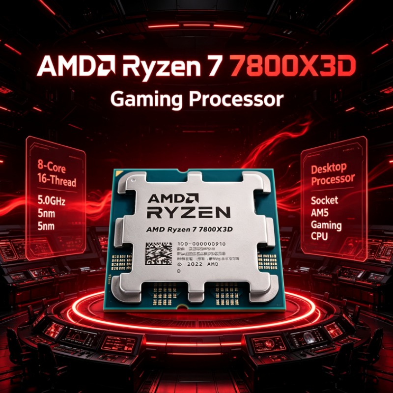 AMD R7 7800X3D Ryzen 7 AM5 CPU - Amd Cpu Ryzen 7 avis et prix