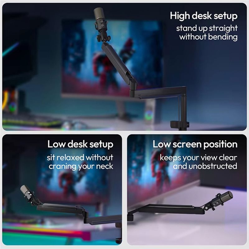 PHILE-ZJ05 Bras de microphone  - Desk Setup Streaming avis et prix