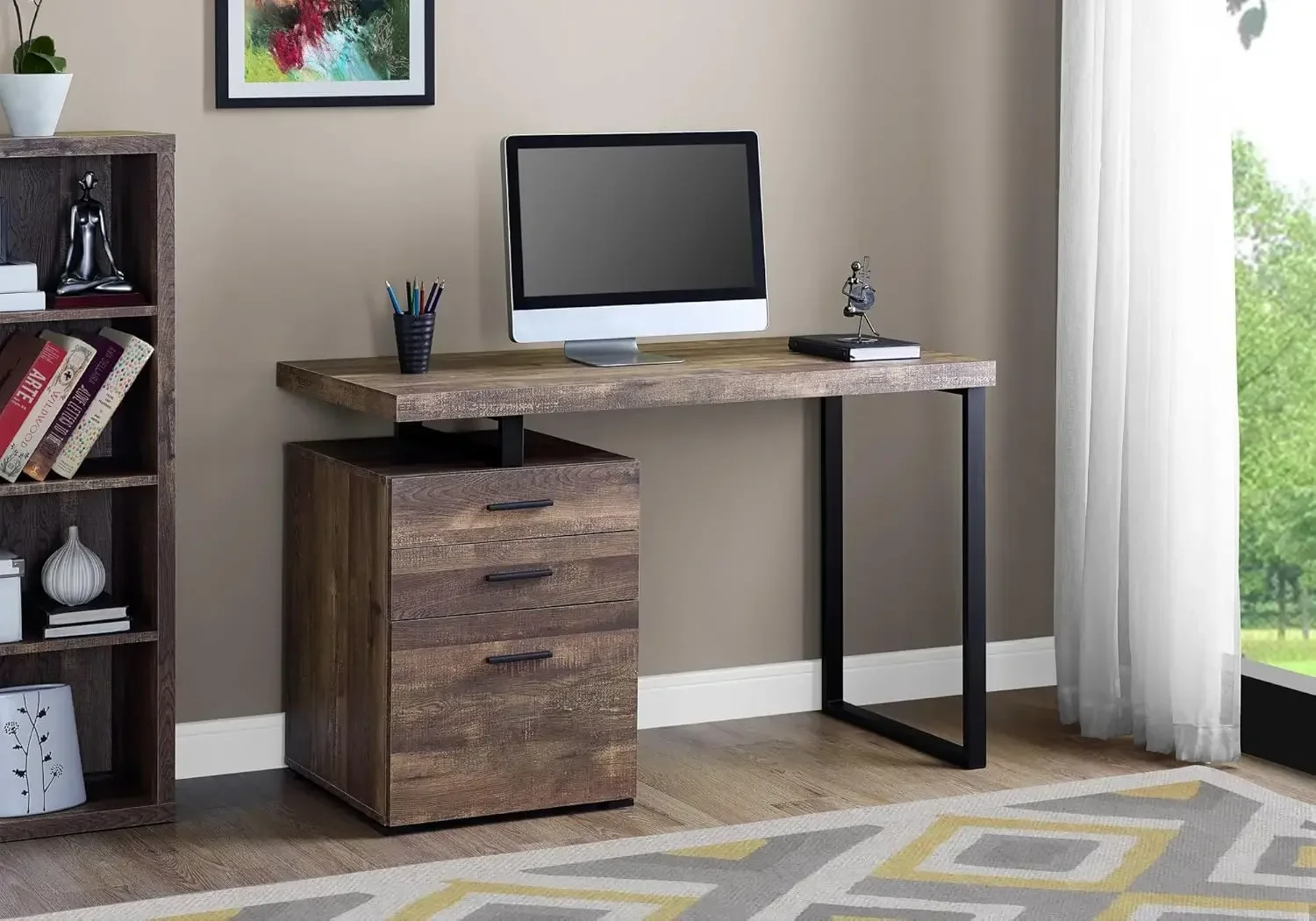 Bureau d'ordinateur avec armoi - L Shaped Desk Setup avis et prix