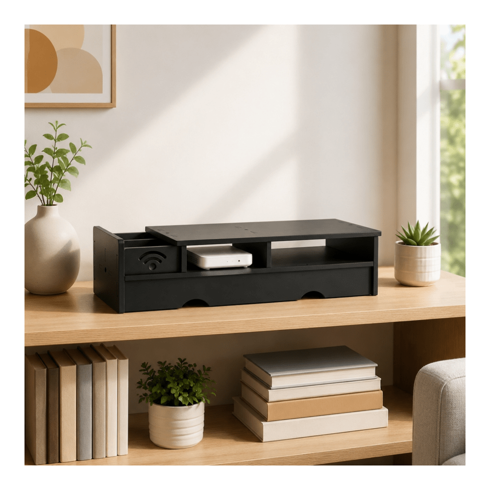 Boîte de rangement noire mate  - Desk Setup Tech avis et prix
