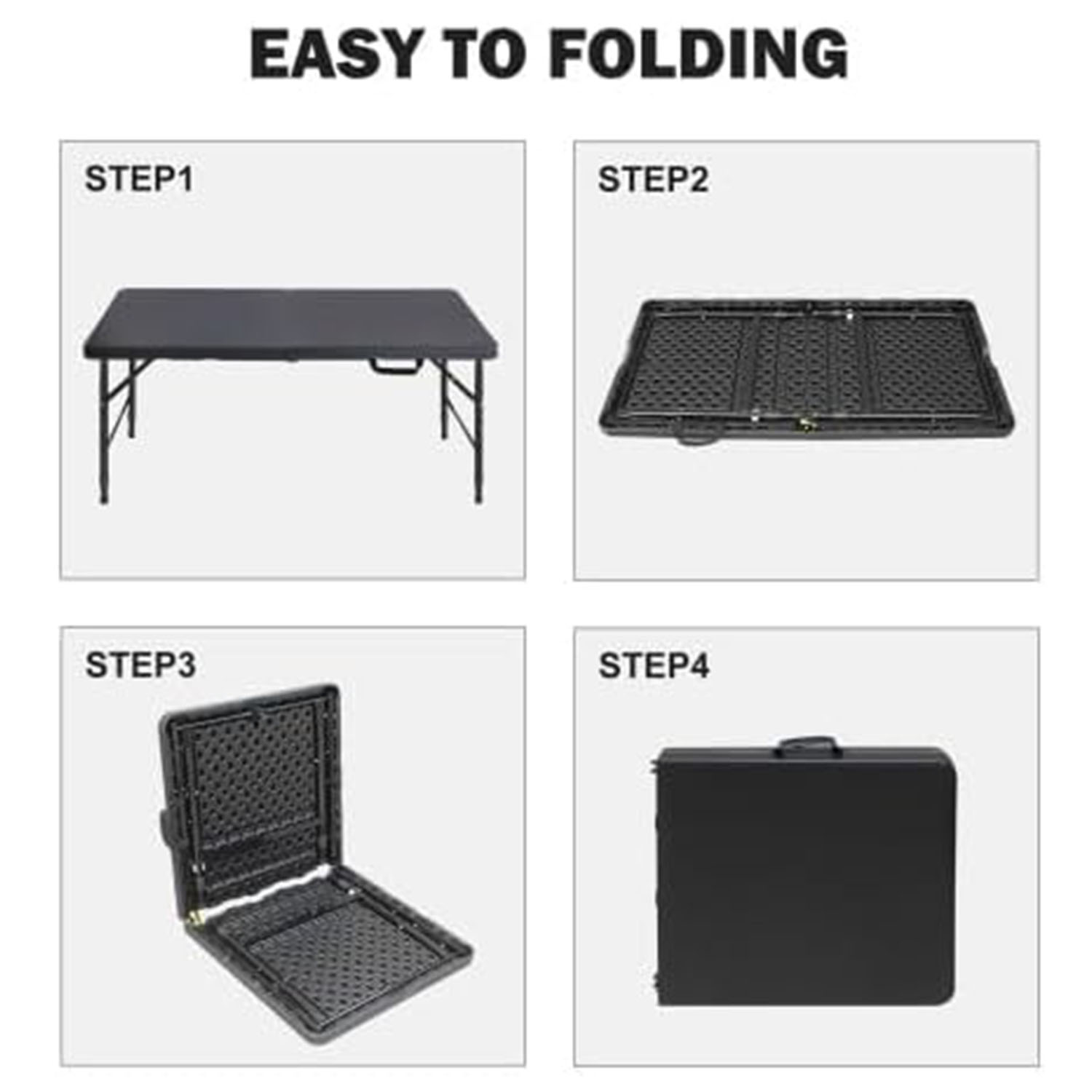 Table pliante 4 pieds, hauteur - Desk Setup Clean avis et prix