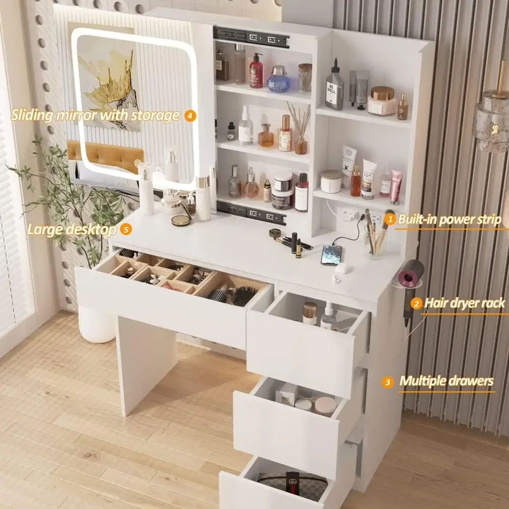 Coiffeuse avec station de char - Desk Setup Charging Station avis et prix