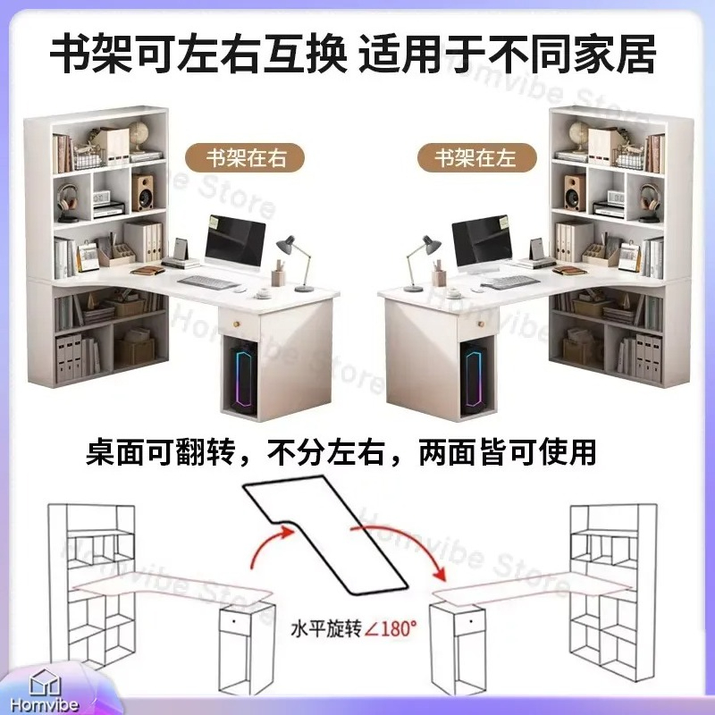 Bureau d'ordinateur en forme d - Desk Setup Corner avis et prix
