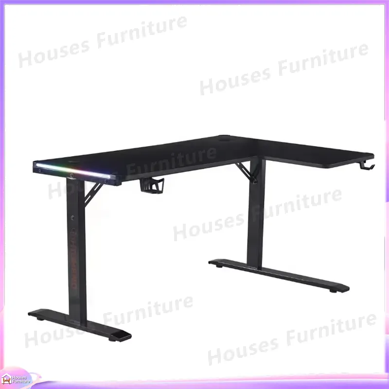 Grand bureau de jeu de 160 cm  - L Shaped Desk Setup avis et prix