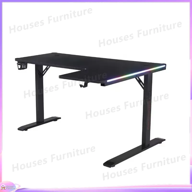 Grand bureau de jeu de 160 cm  - L Shaped Desk Setup avis et prix