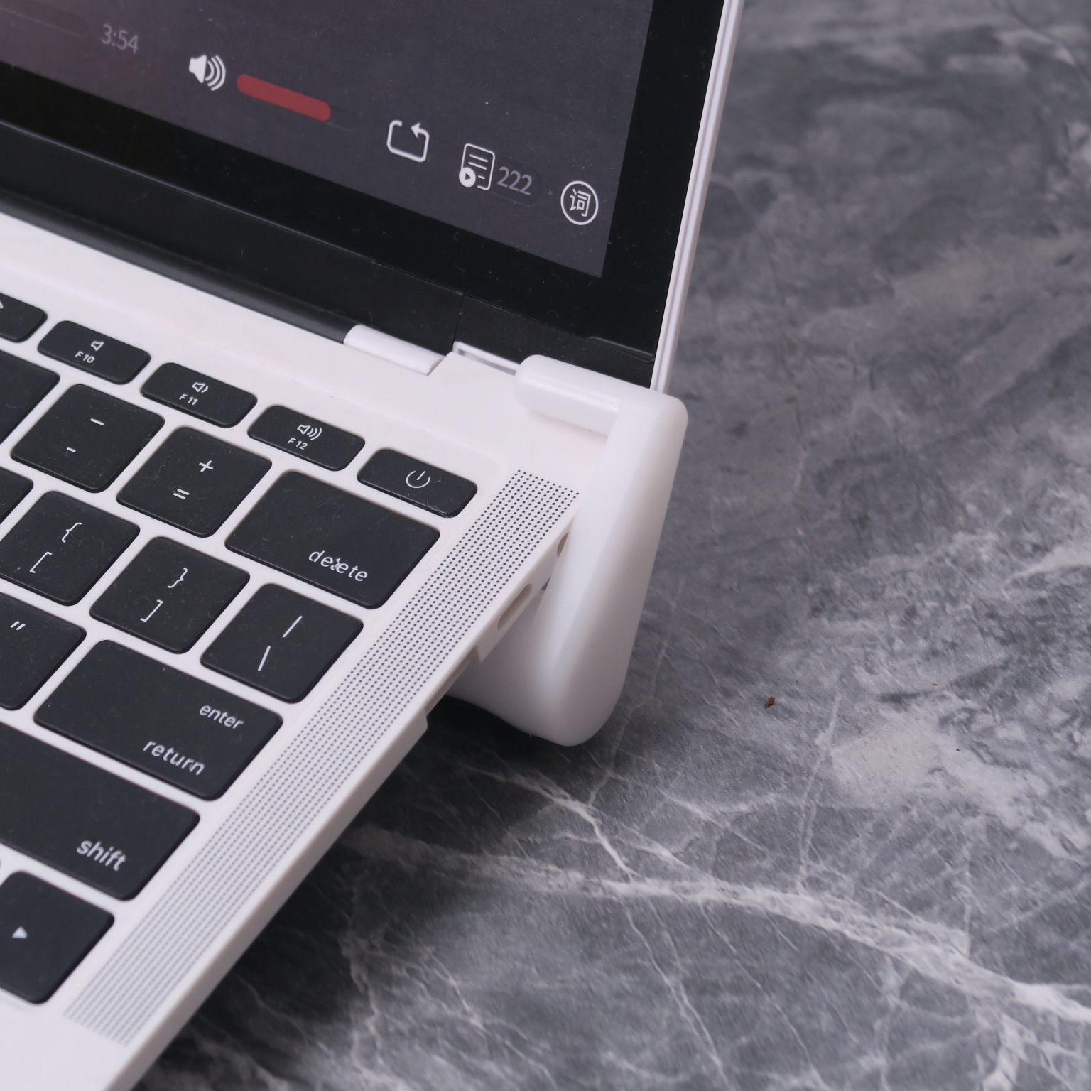 Support portable pour ordinate - Desk Setup Macbook avis et prix