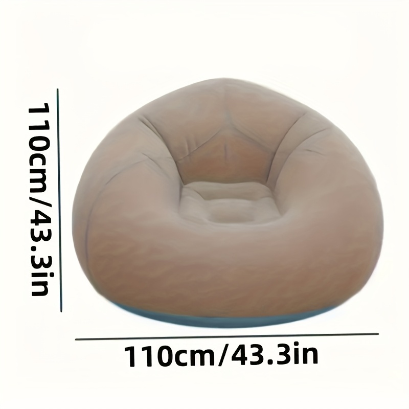 Canapé gonflable floqué en PVC - Desk Setup Ergonomic avis et prix